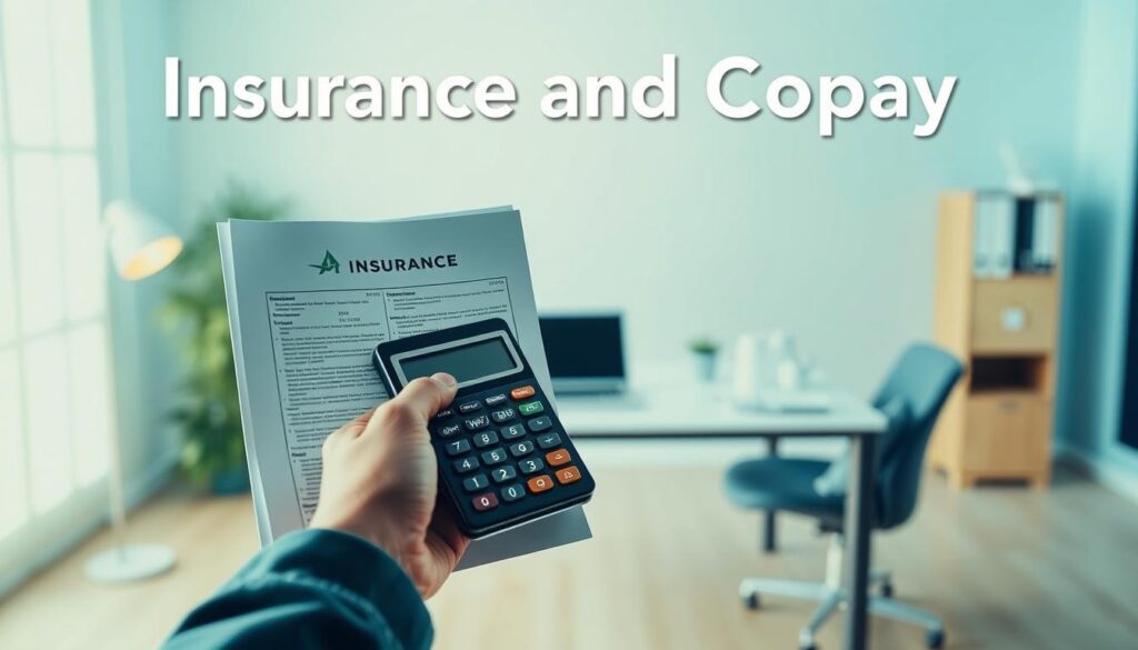 A dynamic and visually captivating image of "insurance and copay assistance" that aligns with the subject and section title of the article. In the foreground, a pair of hands holding insurance documents and a calculator, symbolizing the process of understanding and navigating the complexities of healthcare coverage. The middle ground features a sleek and modern office desk, with a laptop and various medical supplies, evoking a professional and organized setting. In the background, a subtle gradient of soothing blues and greens creates a calming, yet authoritative atmosphere, suggestive of the reassurance and guidance one might seek when navigating insurance and financial assistance. Soft, directional lighting casts a warm glow on the scene, and the camera angle is slightly elevated, conveying a sense of trustworthiness and expertise. The overall composition is clean, balanced, and visually compelling, drawing the viewer's attention to the core elements of the image. A dynamic and visually captivating image of "insurance and copay assistance" that aligns with the subject and section title of the article. In the foreground, a pair of hands holding insurance documents and a calculator, symbolizing the process of understanding and navigating the complexities of healthcare coverage. The middle ground features a sleek and modern office desk, with a laptop and various medical supplies, evoking a professional and organized setting. In the background, a subtle gradient of soothing blues and greens creates a calming, yet authoritative atmosphere, suggestive of the reassurance and guidance one might seek when navigating insurance and financial assistance. Soft, directional lighting casts a warm glow on the scene, and the camera angle is slightly elevated, conveying a sense of trustworthiness and expertise. The overall composition is clean, balanced, and visually compelling, drawing the viewer's attention to the core elements of the image.