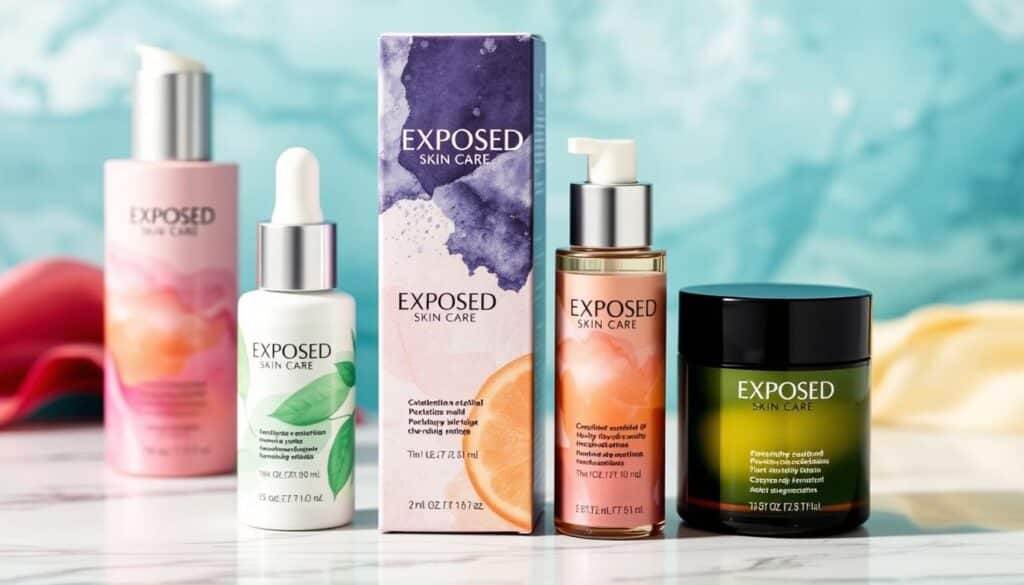 An image of the Exposed Skin Care product packaging