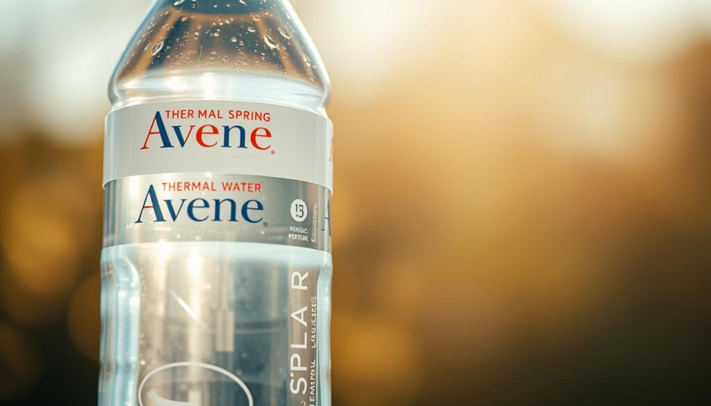 Generate an image of Avène Thermal Spring Water bottle