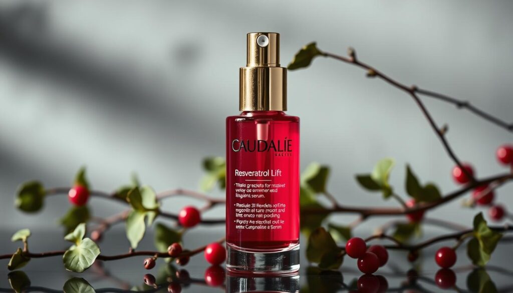 Generate an image of Caudalie Resveratrol Lift serum