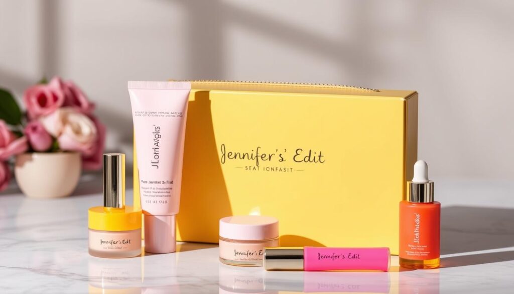 Generate an image of the JLo Beauty Jennifer's Edit kit Generate an image of the JLo Beauty Jennifer's Edit kit