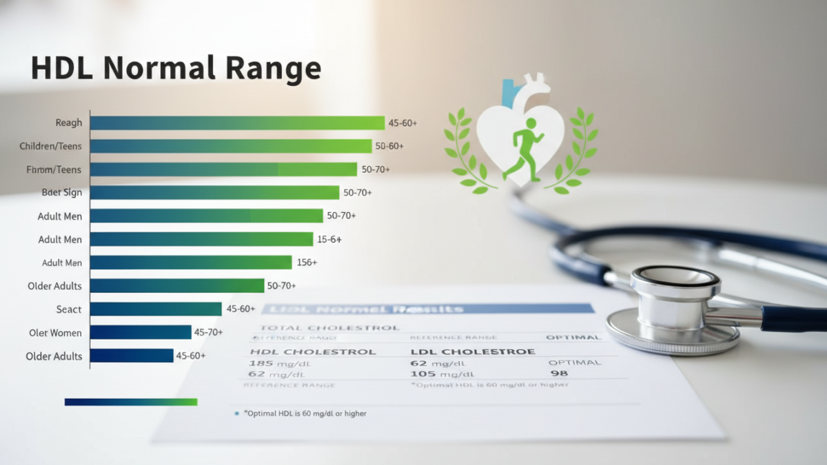 HDL normal range