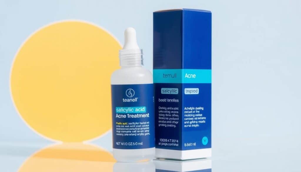 Image of a salicylic acid product for acne treatment Image of a salicylic acid product for acne treatment