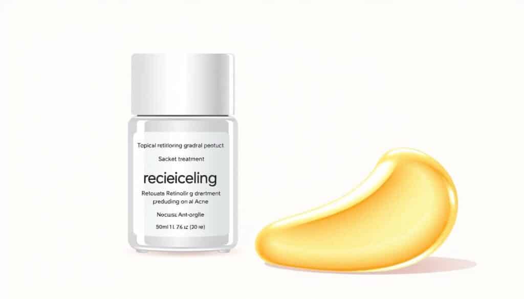 Image of a topical retinoid product for acne treatment Image of a topical retinoid product for acne treatment