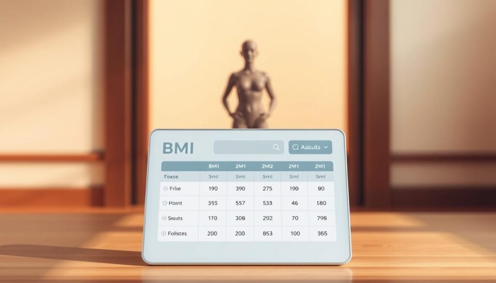 Interpreting BMI category using body weight index calculator