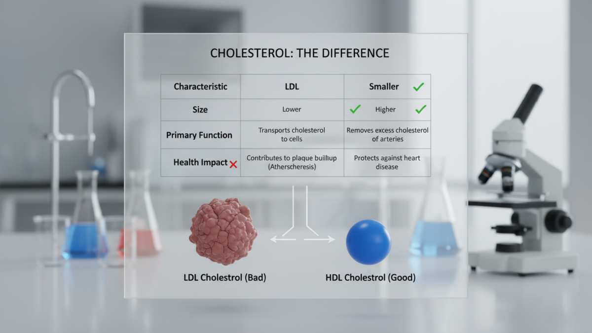 LDL vs HDL difference