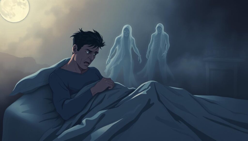 Parasomnias Sleep Disorders Illustration