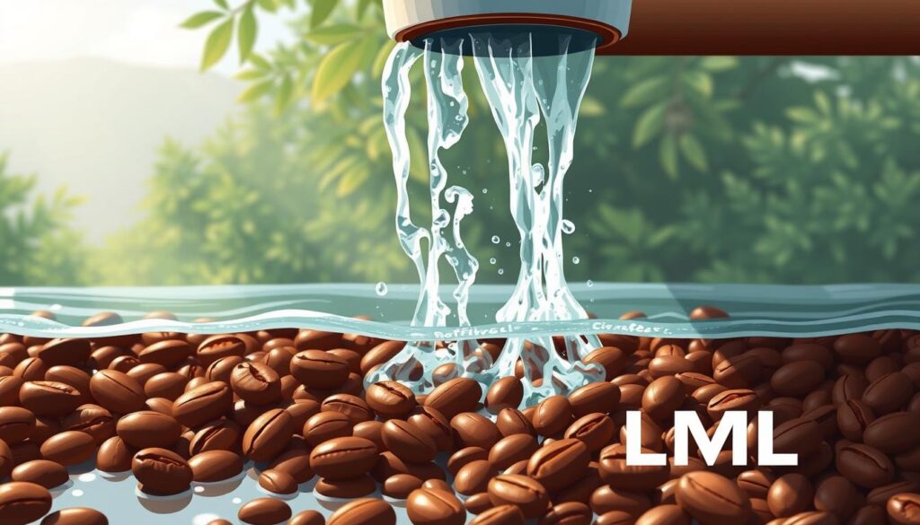 Swiss water decaf coffee process