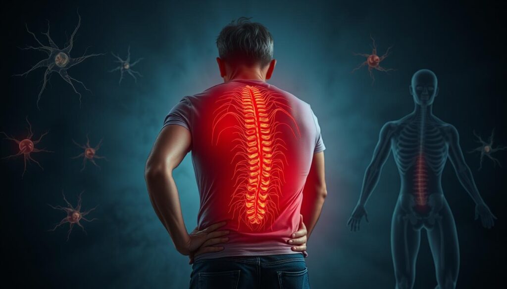 Trauma-induced back pain