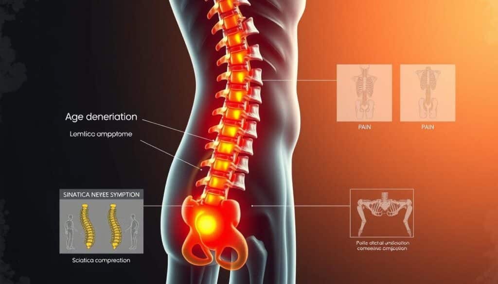 aging spine and sciatica