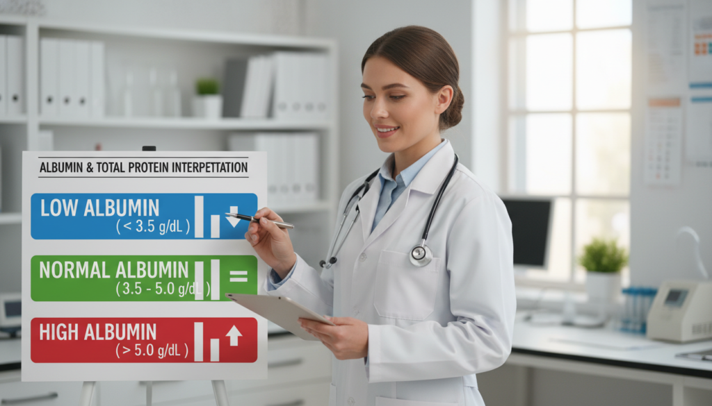 albumin normal range interpretation chart albumin normal range interpretation chart