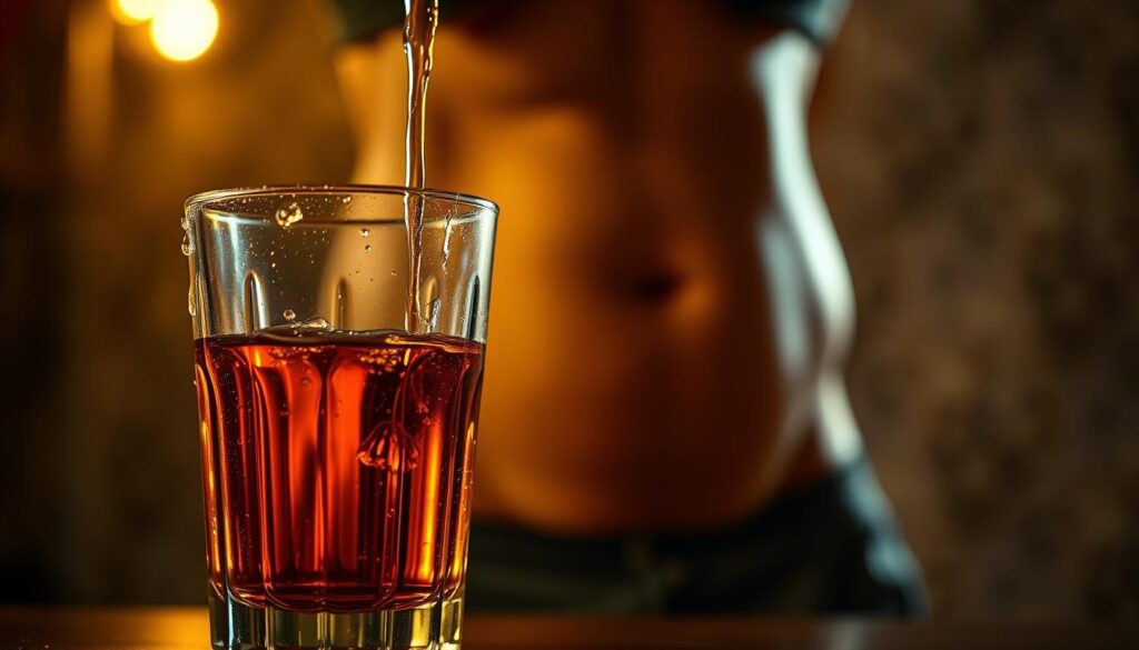 alcohol and belly fat impact