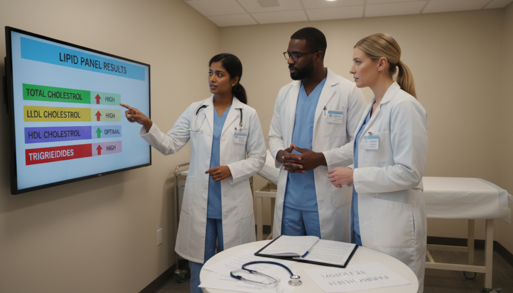 clinical interpretation of lipid panel with family history