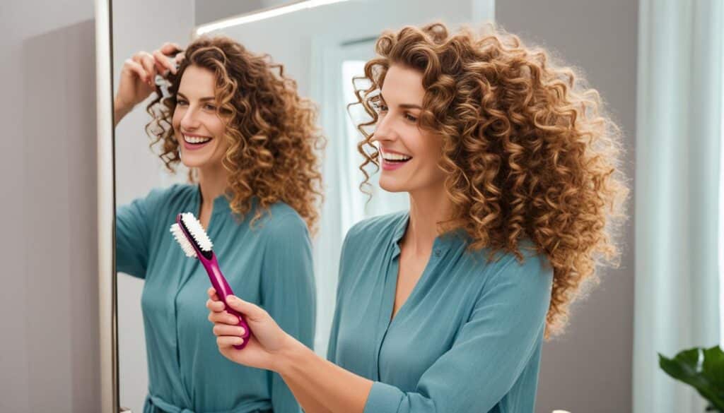 detangling brush for curly hair