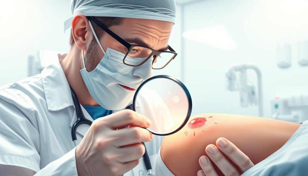 diagnosing skin infections