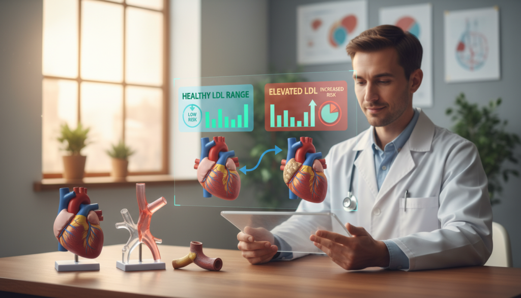 healthy LDL levels and heart disease risk