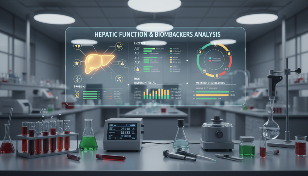 hepatic function markers analysis related biomarkers