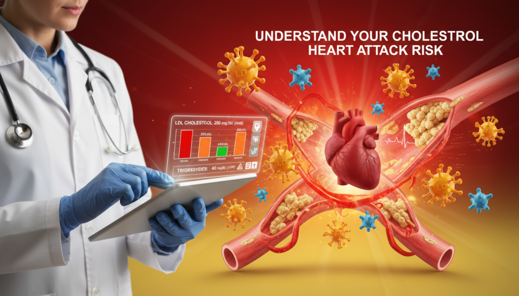 high cholesterol levels and cardiovascular disease markers