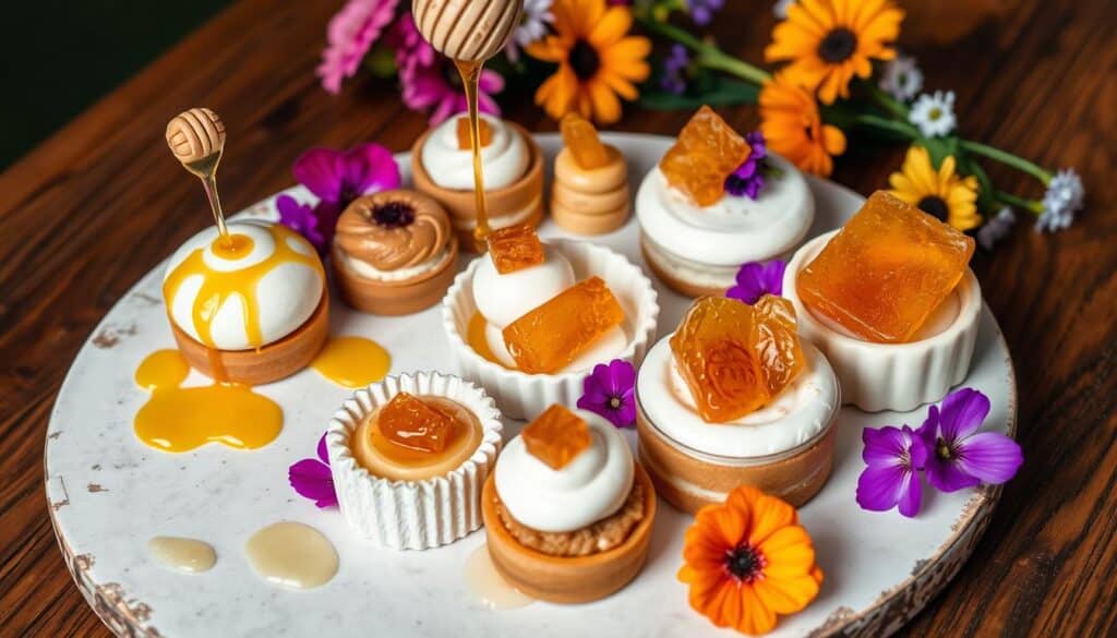 honeycomb in desserts