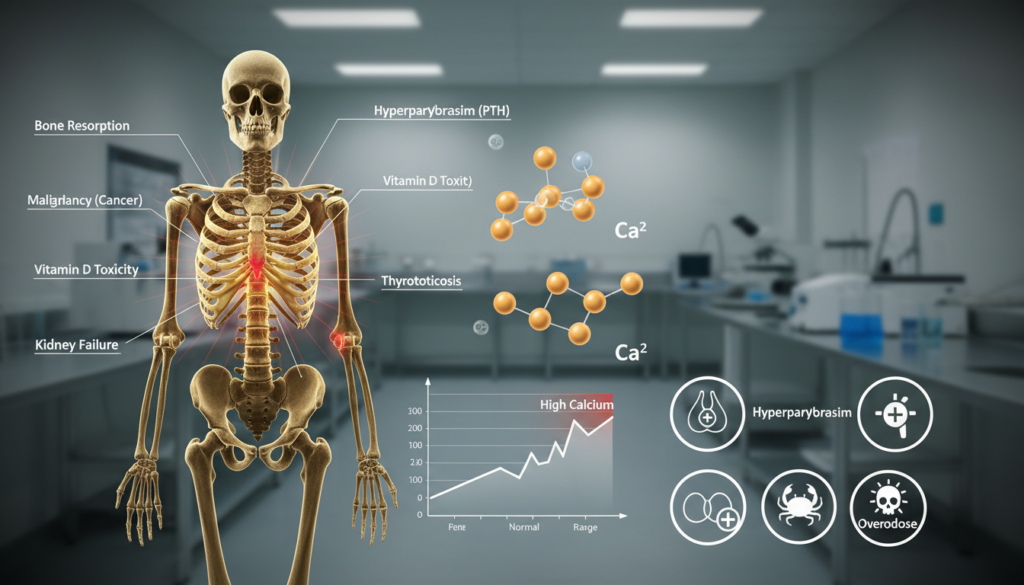 hypercalcemia causes and elevated calcium conditions