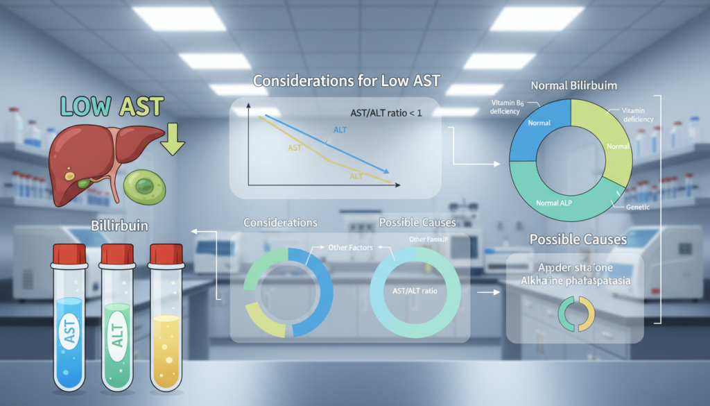 interpreting low AST levels with related liver biomarkers interpreting low AST levels with related liver biomarkers