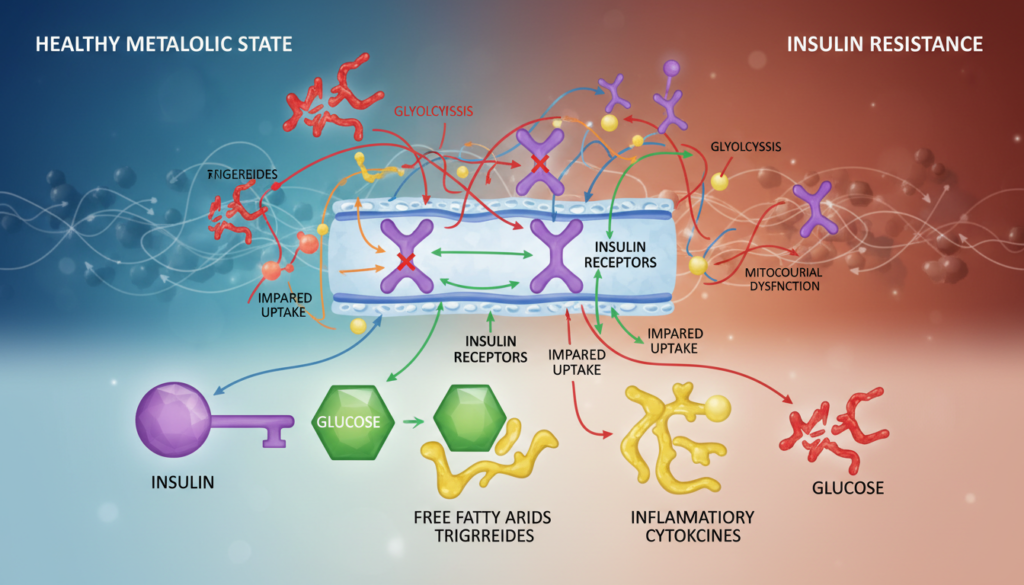 metabolic biomarkers related to insulin resistance