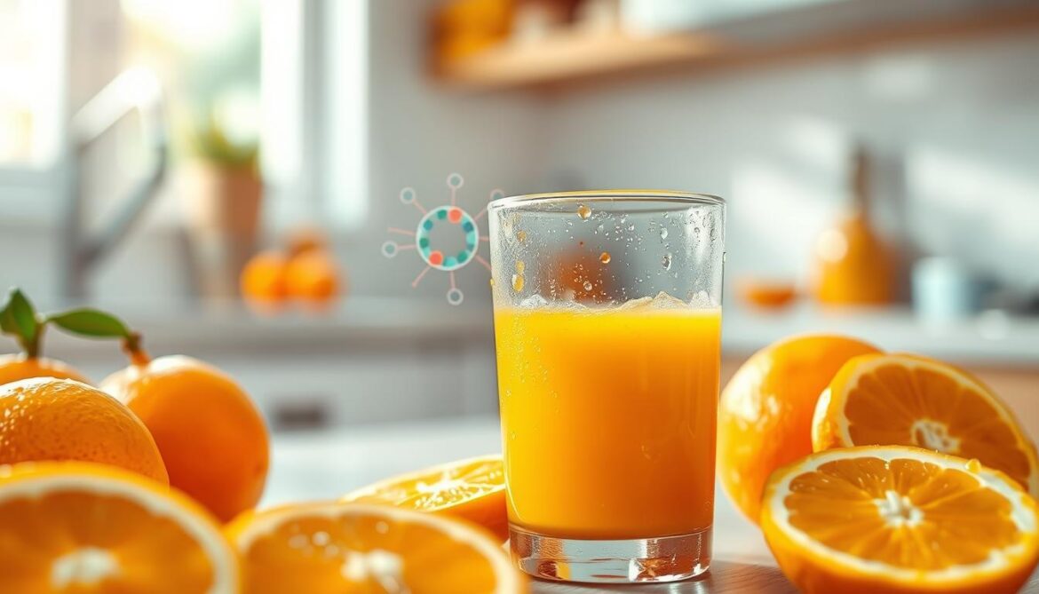 orange juice immune cells