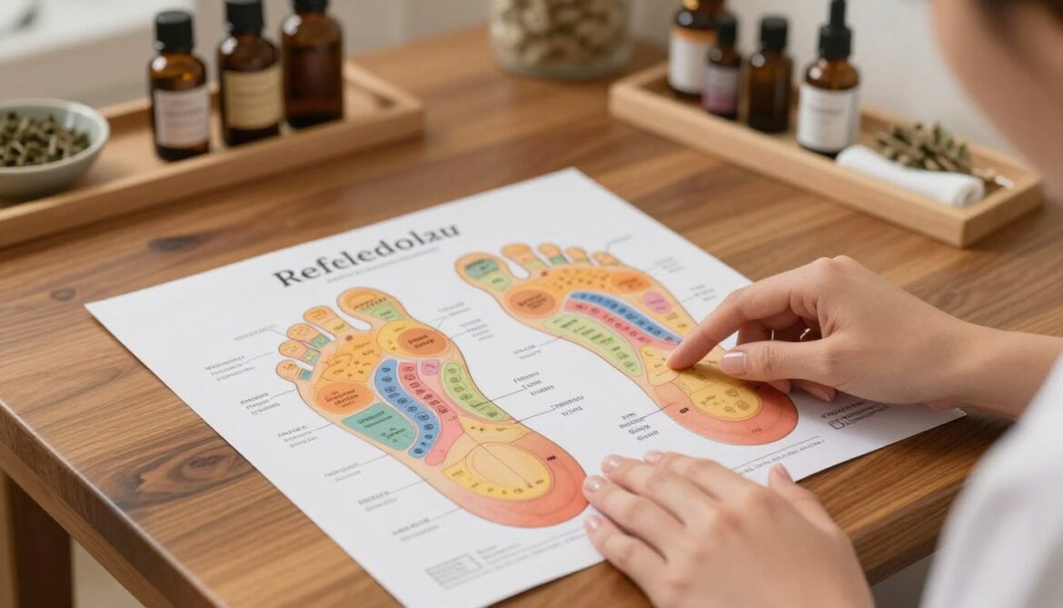reflexology on foot chart