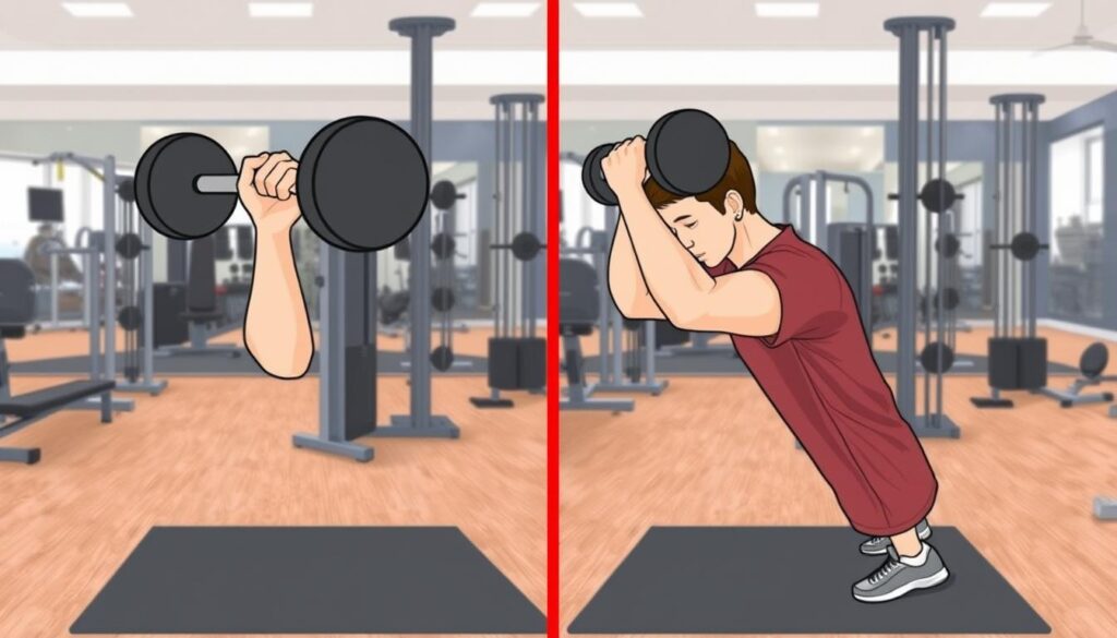 single arm dumbbell row