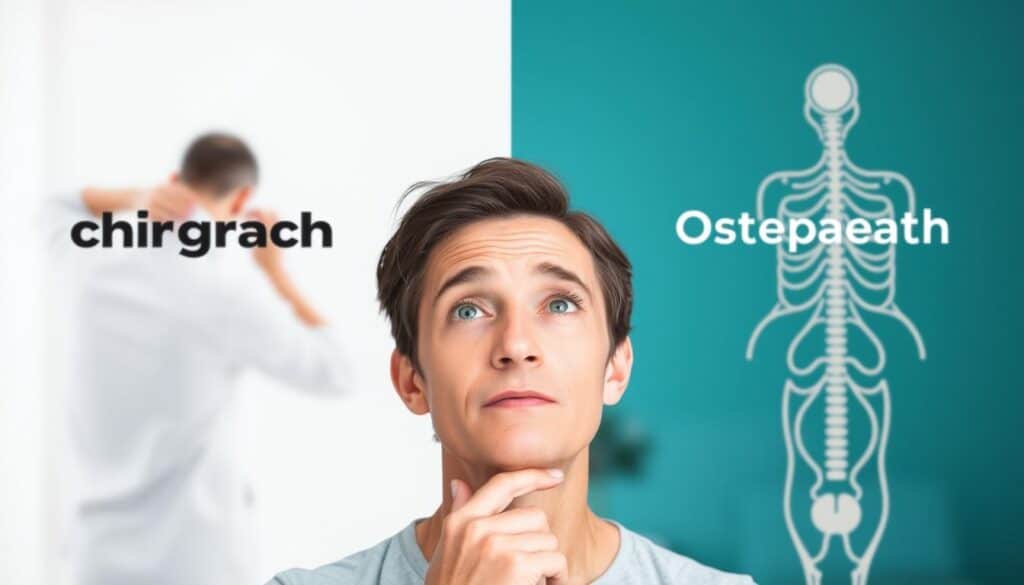 when to see chiropractor vs osteopath